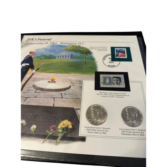 Postal Commemorative Society JFK Uncirculated US Half-Dollar Collection Set - Picture 10 of 10